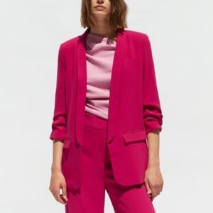 Zara Hot Pink Blazer